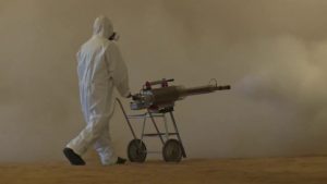 desinfección con deshumidificador industrial para silos